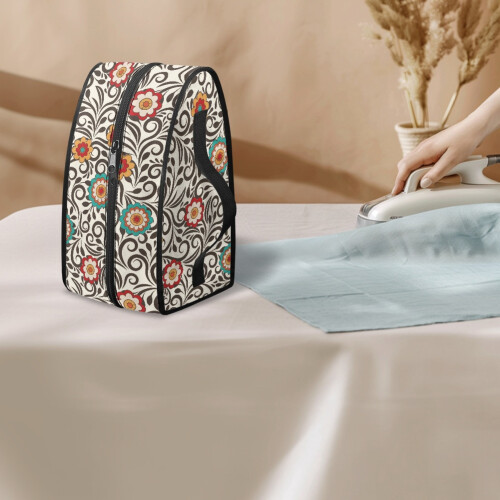 Blomstermønster Dampbag Oppbevaringspose Polyester Glidelås Reise 2