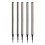 Kuglepen refills 0,5 mm rustfrit stål 1/5/20 stk. 7