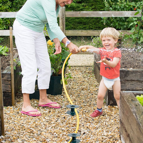 Garden Hose Guide Rust-Resistant Metal Stake 10 Inch 2