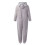 Plus size fleece pyjamasheldragt med katteørehætte til kvinder 4
