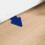Silicone Door Stopper Wedge Blue 4.25 Inches 2