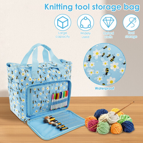 Yarn Storage Bag Oxford Cloth Extra Large with Shoulder 1