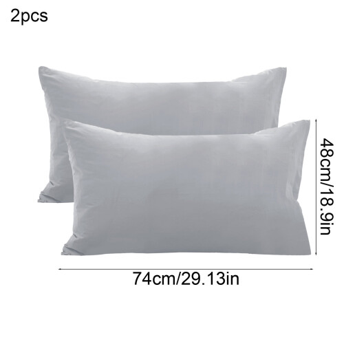 Housses de coussin en microfibre antidérapantes standard (lot de 2) 2
