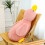 Roze pluche eendje knuffel, 25,6 inch (65 cm) 5