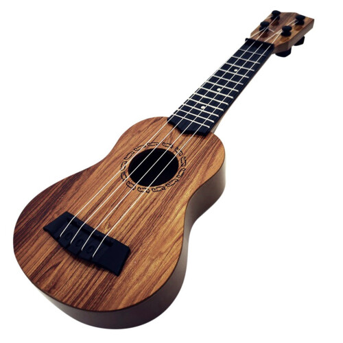 Ukulele for Kids 15-Inch 4-String Nylon String Brown 2