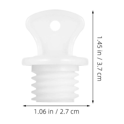 Bouchon de bouteille d'eau avec joint blanc (5 pièces) 1