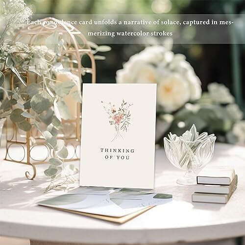 Sympathy Cards Set 48 pcs with Rustic Envelopes 1