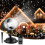 Projetor de luz em formato de floco de neve IP65 para uso interno e externo (1 unidade) 1