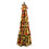 6 Ft Pre-lit Christmas Tree Green Gold 180cm Collapsible 5