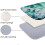 Beach Waves badetæppe skridsikkert memory foam L 5