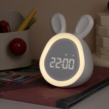 LED nočné svetlo sivé prenosné pomôcky na spanie pre deti a dospelých