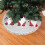 Saia para árvore de Natal com franjas de renda, 91 cm (36 polegadas) 1
