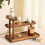 Wooden 3-Tier Storage Rack Reinforced Structure 1