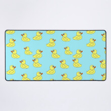 Alfombrilla de escritorio con diseño de patito de goma (1 pieza)