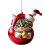 Ornement chat vintage imprimé chaton (1 pièce) 1