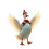 Christmas chicken garden ground plug decoration 1 piece 1