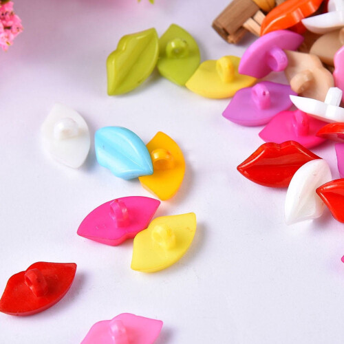 Scrapbooking Buttons Nylon Assorted Colors 100PCS 1