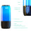 Weiyi-EC Wireless Portable Speaker with 6-color Lights 6