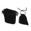 Drawstring Bag Black Cloth30pcs7x9cm 1