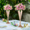 Centre de table floral vase doré (2 à 10 pièces) 8