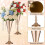 Centre de table floral vase doré (2 à 10 pièces) 7
