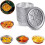 Roofei aluminum foil pans half size deep 200 pack 1