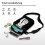 Τσάντα Crossbody με σχέδιο ποδιού 4,33x1,97x7,09 ίντσες 7