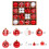 Christmas Balls Silver Shatterproof 42 pcs 2.36 inch 1
