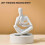 Thinker Reading Statue Resin Figurine 4.7x3 Inch 1