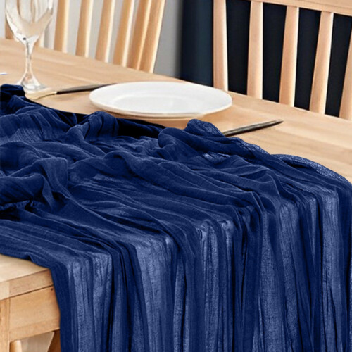 Clear Table Runner 90x180cm Soft Gauze Fabric 2