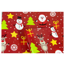 Christmas Wrapping Paper Santa Pattern Single-sided 1PC