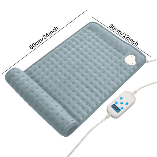 Electric Heating Pad for Back Neck Abdomen Shoulder 6 Heat 1