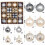 Christmas Tree Ornaments Shatterproof Iron Grey Champagne 1