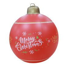 Christmas Ball Inflatable Light-Up PVC 60cm