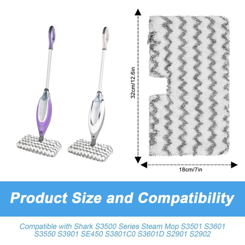 Vacuum Mop Pads for Shark Models 3 Pack 1