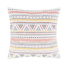 Cojín decorativo Levtex Home de 18x18 pulgadas con rayas multicolores