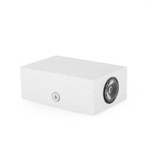 LED-Wandleuchte, warmweiß, quadratisch, 2er-Set