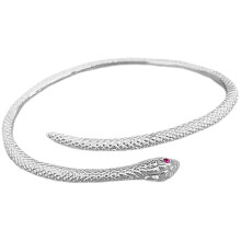 Snake hinged bangle silver cuff bracelet 1 piece