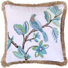 Cuscino decorativo Levtex Cressida 45x45 cm, blu petrolio e verde