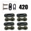 420 Chain Master Connecting Link for ATV Motocross Scooter 2