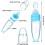 Silicone Baby Spoons with Standing Base 2 Pieces Blue 2