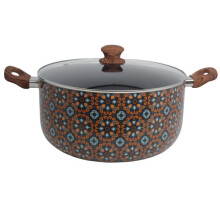 Imusa Dutch Oven ceramic nonstick 10 quart glass lid