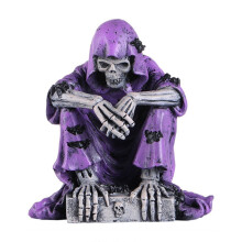 Purple Man Resin Desktop Ornament Halloween Gothic