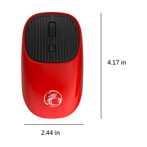 Draadloze muis 2.4G stille USB-ontvanger 2