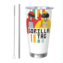 Gorilla Tag 20 oz insulated tumbler with lid