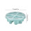 Heart-Shaped 4-Compartment Snack Box with Lid, Stackable, 3