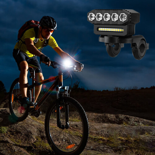 Bike Headlight USB Rechargeable 900L 6 Modes IP44 2