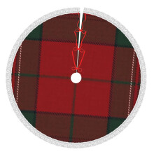 Christmas plaid tree skirt 36 inch rustic holiday decor