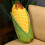 Maize Yellow Floor Cushion 18In Double-Stitched Corn Decor 4