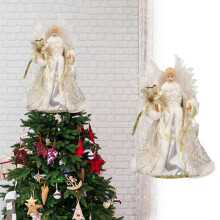Wadada Angel Tree Topper 13" Battery LED Beige